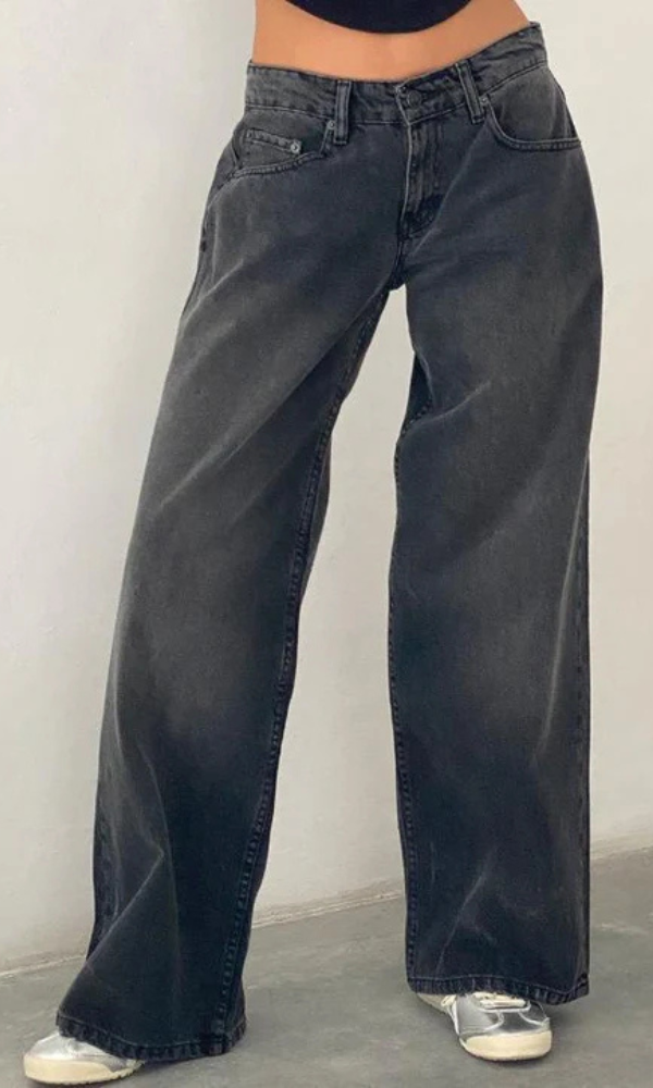 Roja | Straight-Leg Jeans met Lage Taille – Trendy Dames Broek