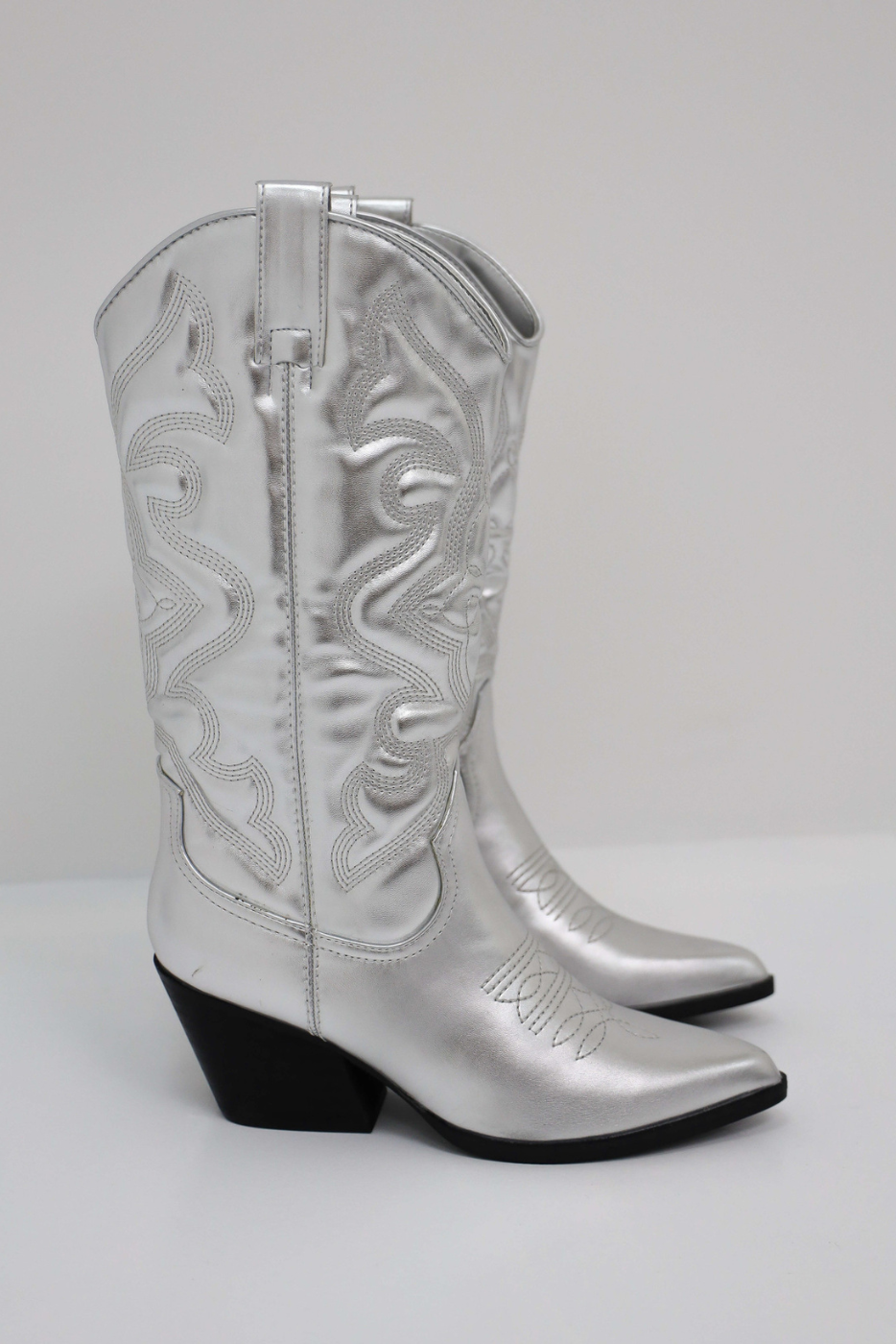Bella | Cowboy Boots Met Dikke Hak