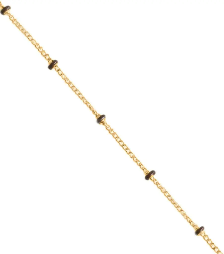 Armband - chocolat dot excl. bedel