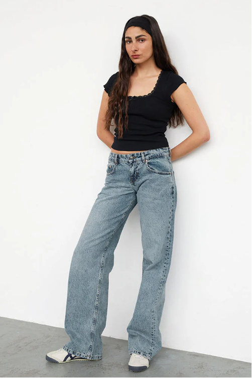 Dulcia | Trendy & Comfortabele Stretch Denim Jeans - Y2K Fit