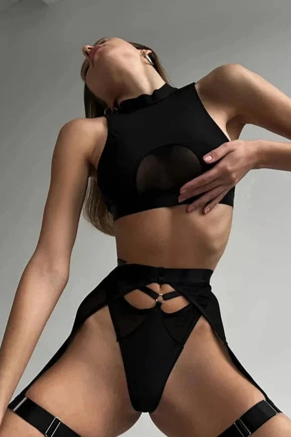 Haylie's 3 Piece Vest Top Lingerie