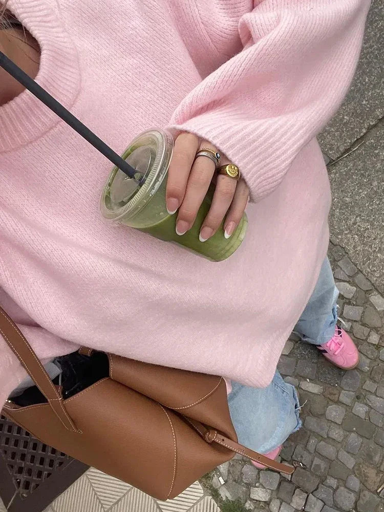 Fleurine | Luxe Roze Trui