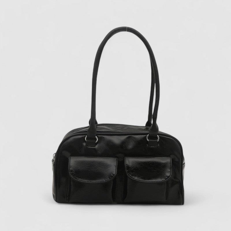 Puck | Trendy Stijlvolle Schoudertas met Vakjes