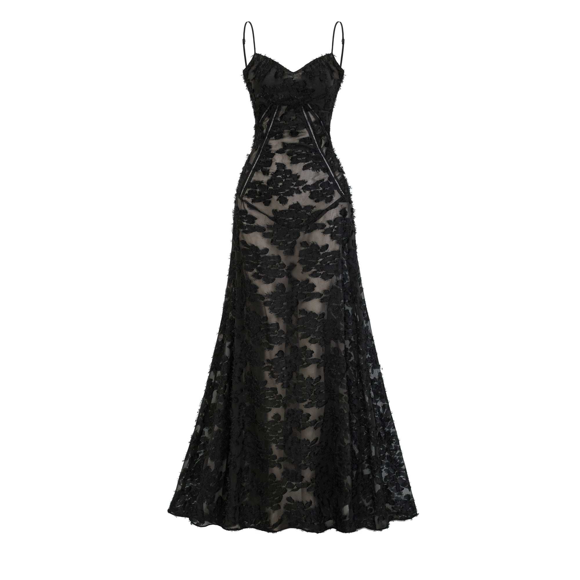 Emmelina floral lace maxi dress