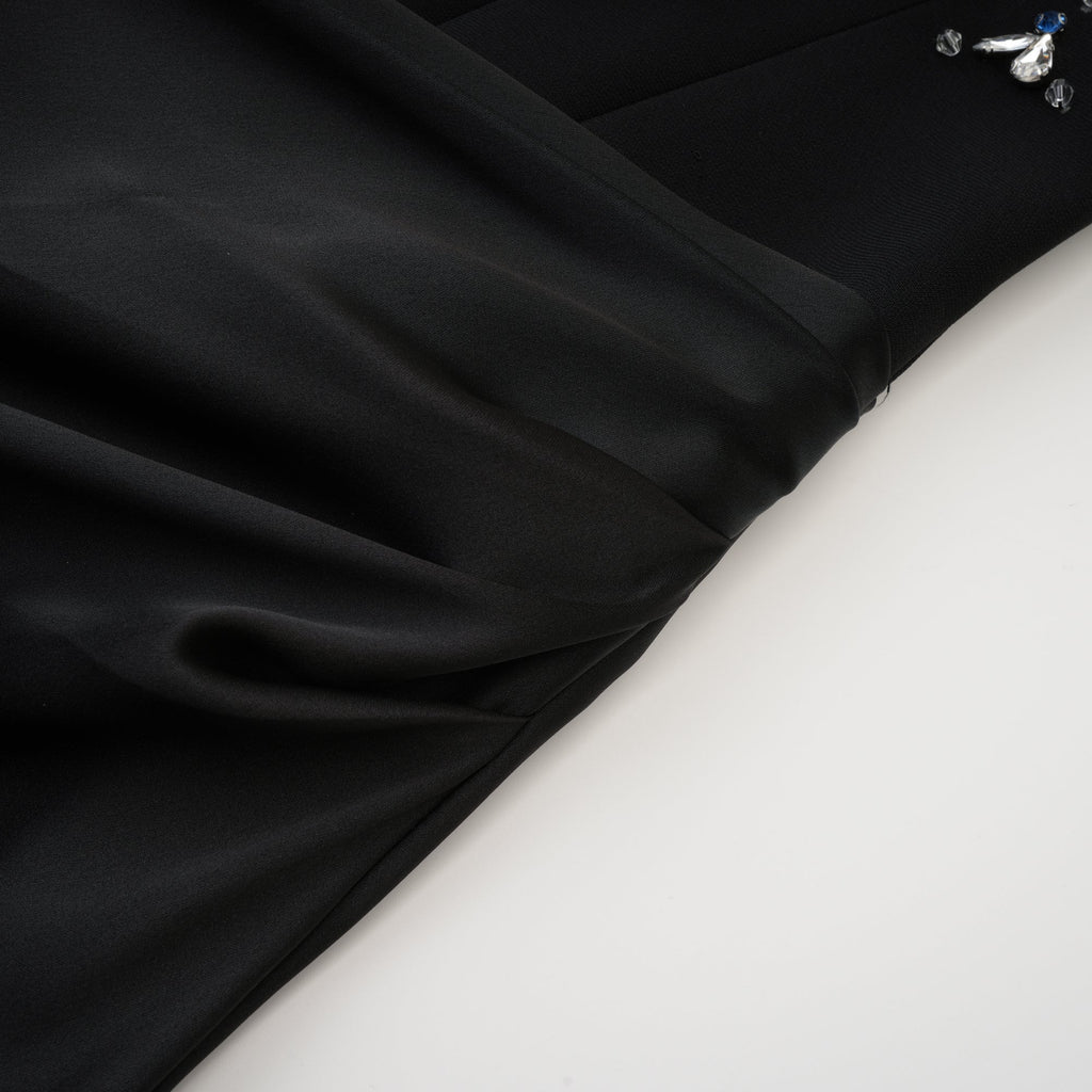 Robe longue ornée de cristaux Aurore