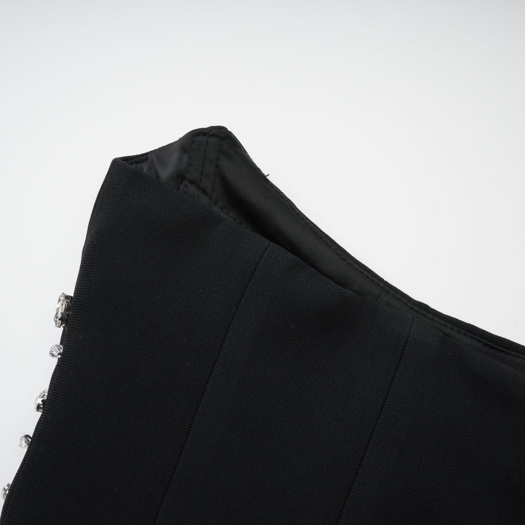 Robe longue ornée de cristaux Aurore