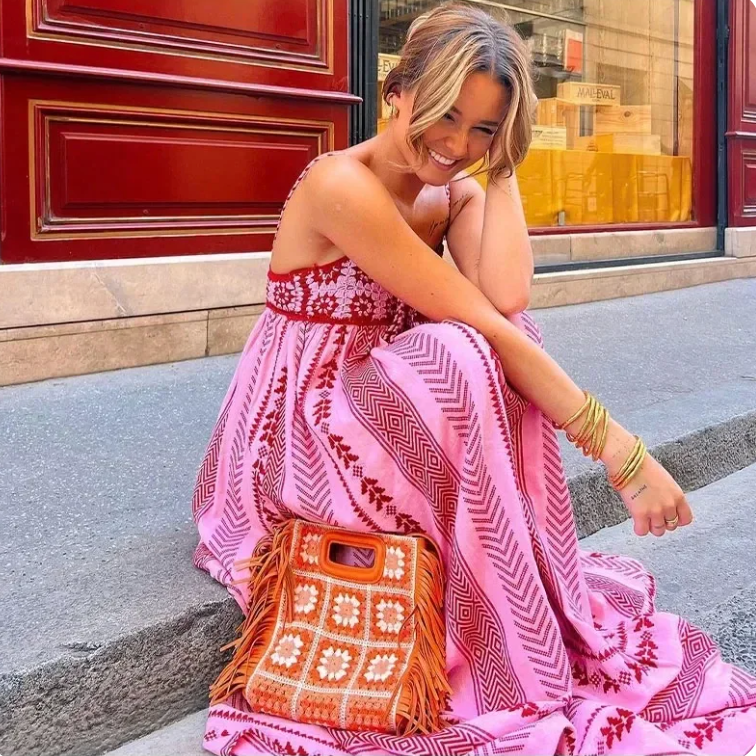 Amy-Lee | Snygg maxiklänning för kvinnor - Elegant A-linjeformad passform