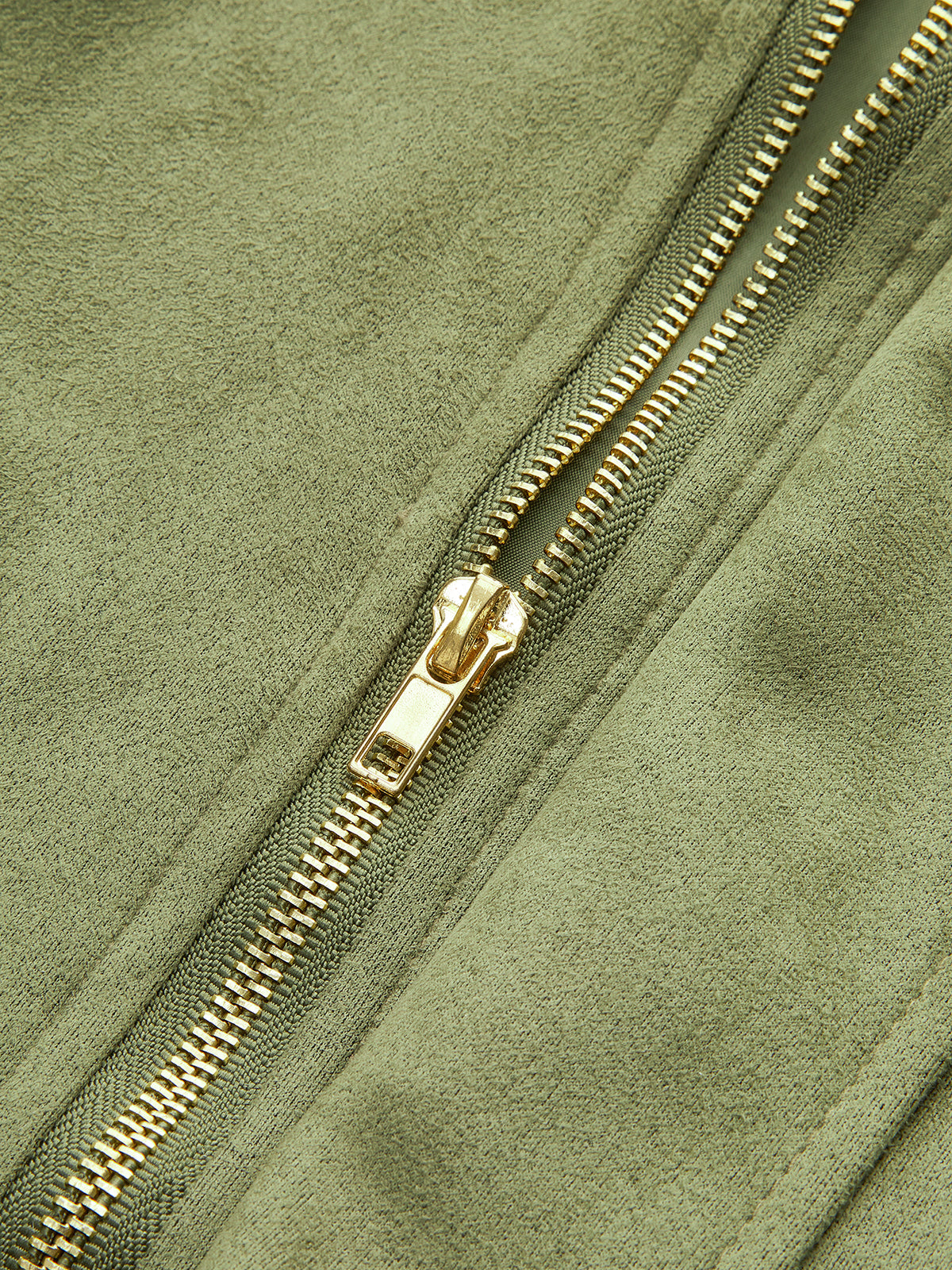 Lieve | Casual Suède Jack Dames - Elegant Met Kraag en Ritssluiting, Tussenjas