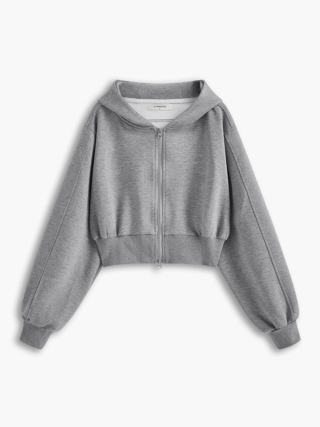 Sola | Stijlvolle Zip Crop Hoodie Dames - Strech Materiaal voor Extra Comfort