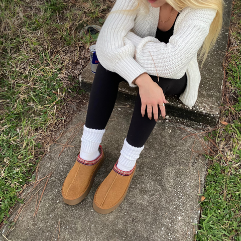 Loua | Warme Plateau Pantoffels