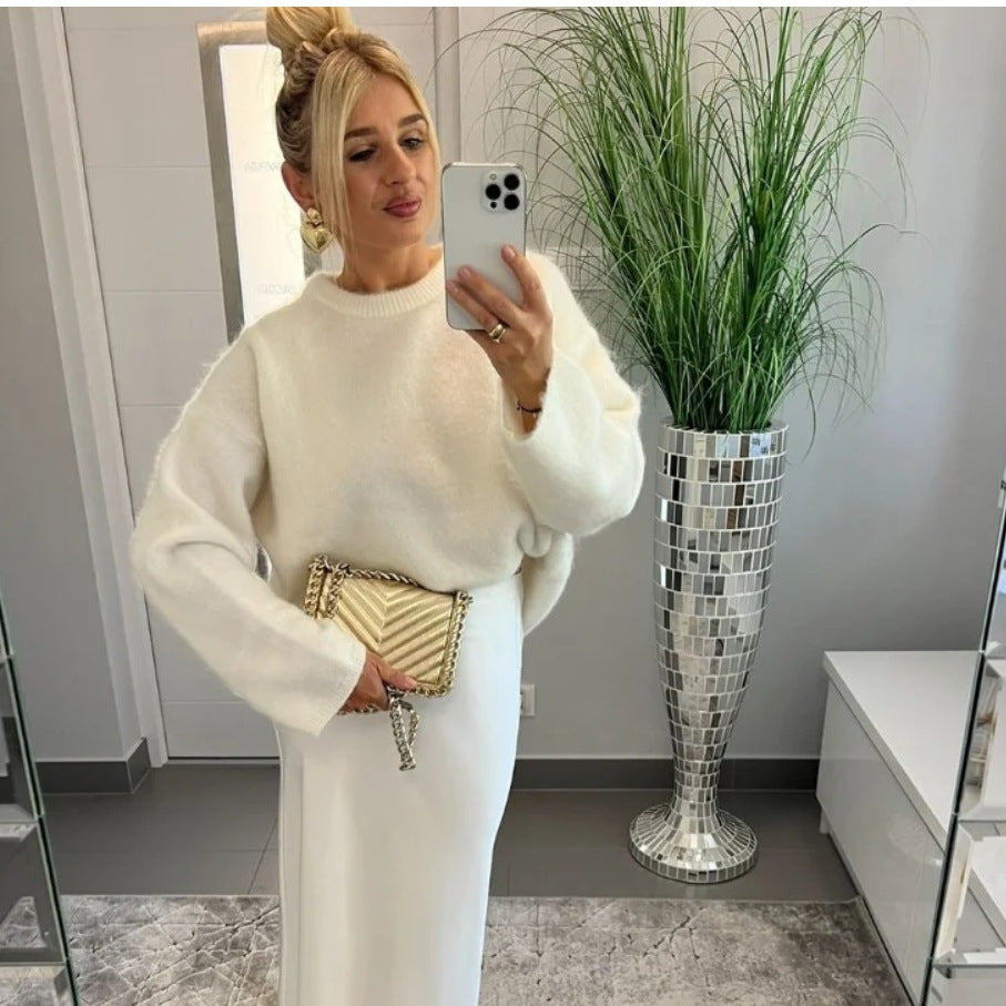 Lana | Trendy Loose-Fit Trui Dames - Zachte Gebreide Stof en Comfortabel