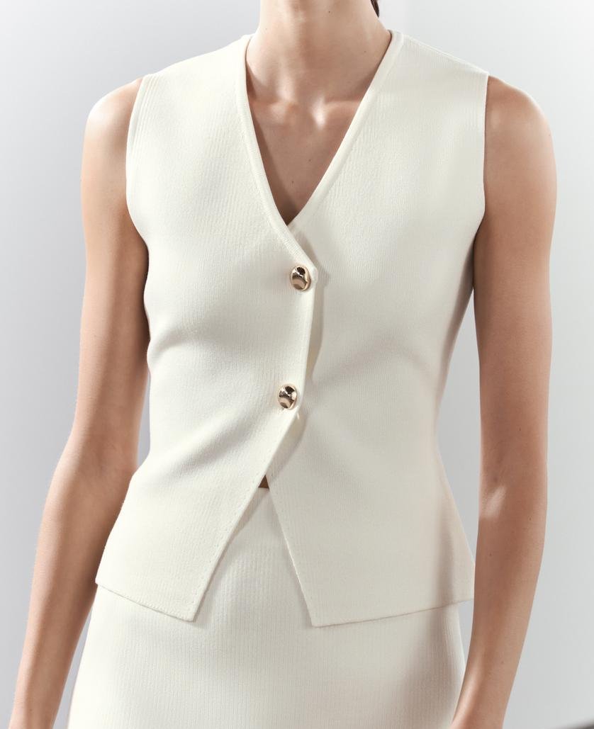 Imara | Mouwloze Gilet Top voor Dames - Elegant en Minimalistisch