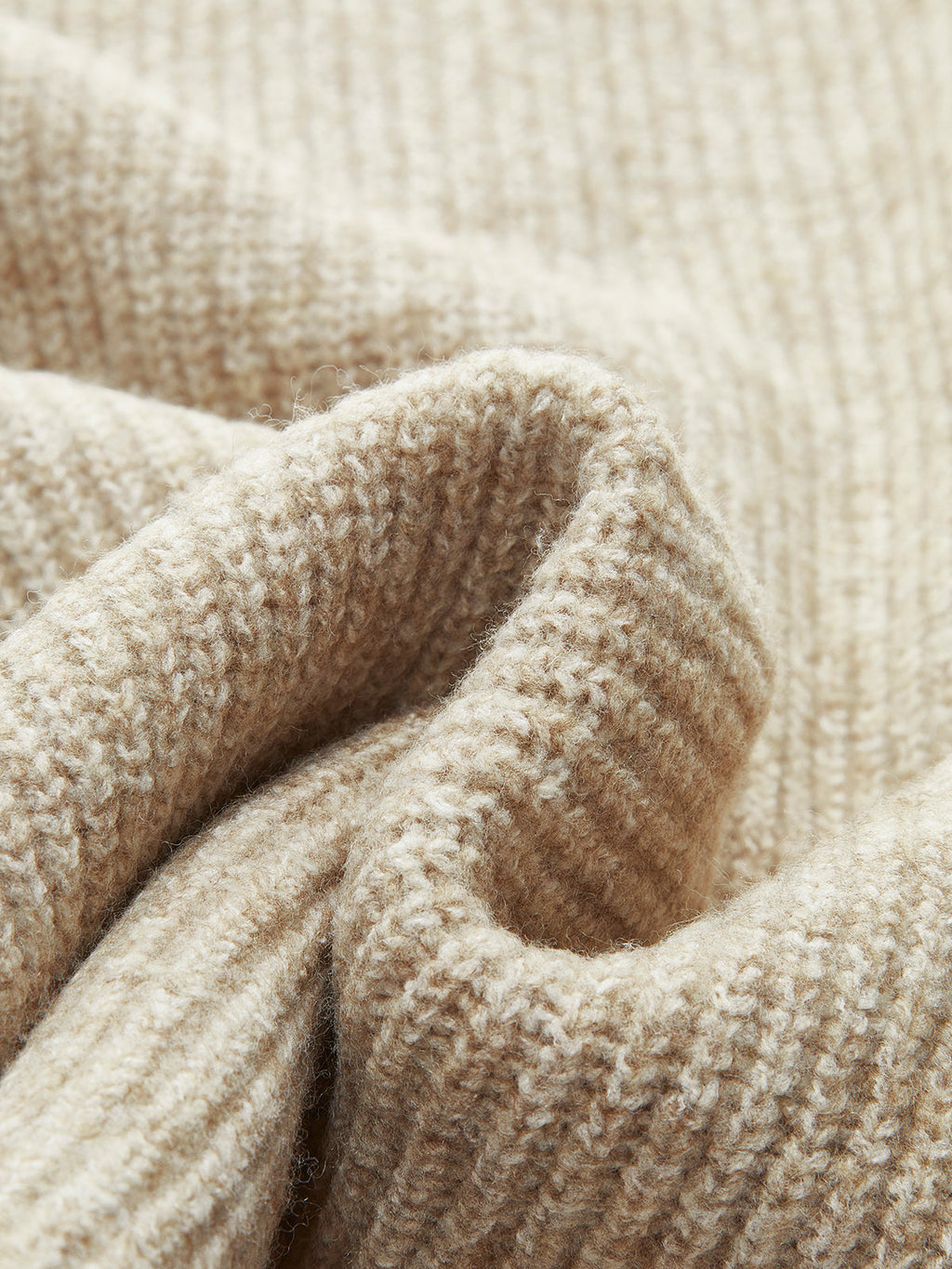 Jaxxy | Wol Blend Zipper Dames Sweater - Veel Stretch, Casual