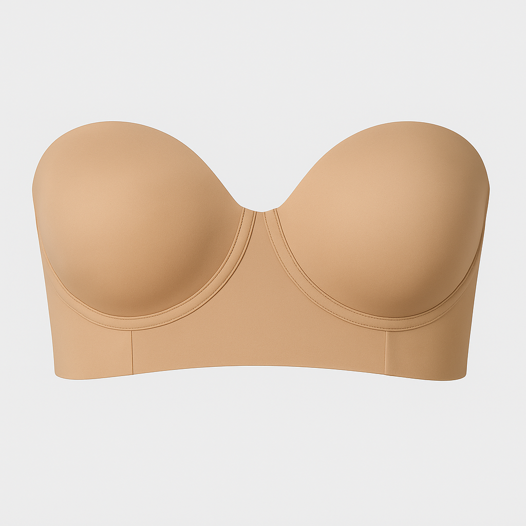 Allete | Axelbandslös formande BH för kvinnor - Naturlig form, fast stöd