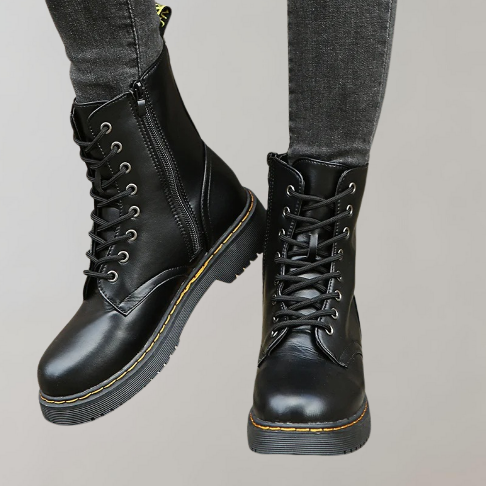 Stijlvolle Leren Boots voor Dames