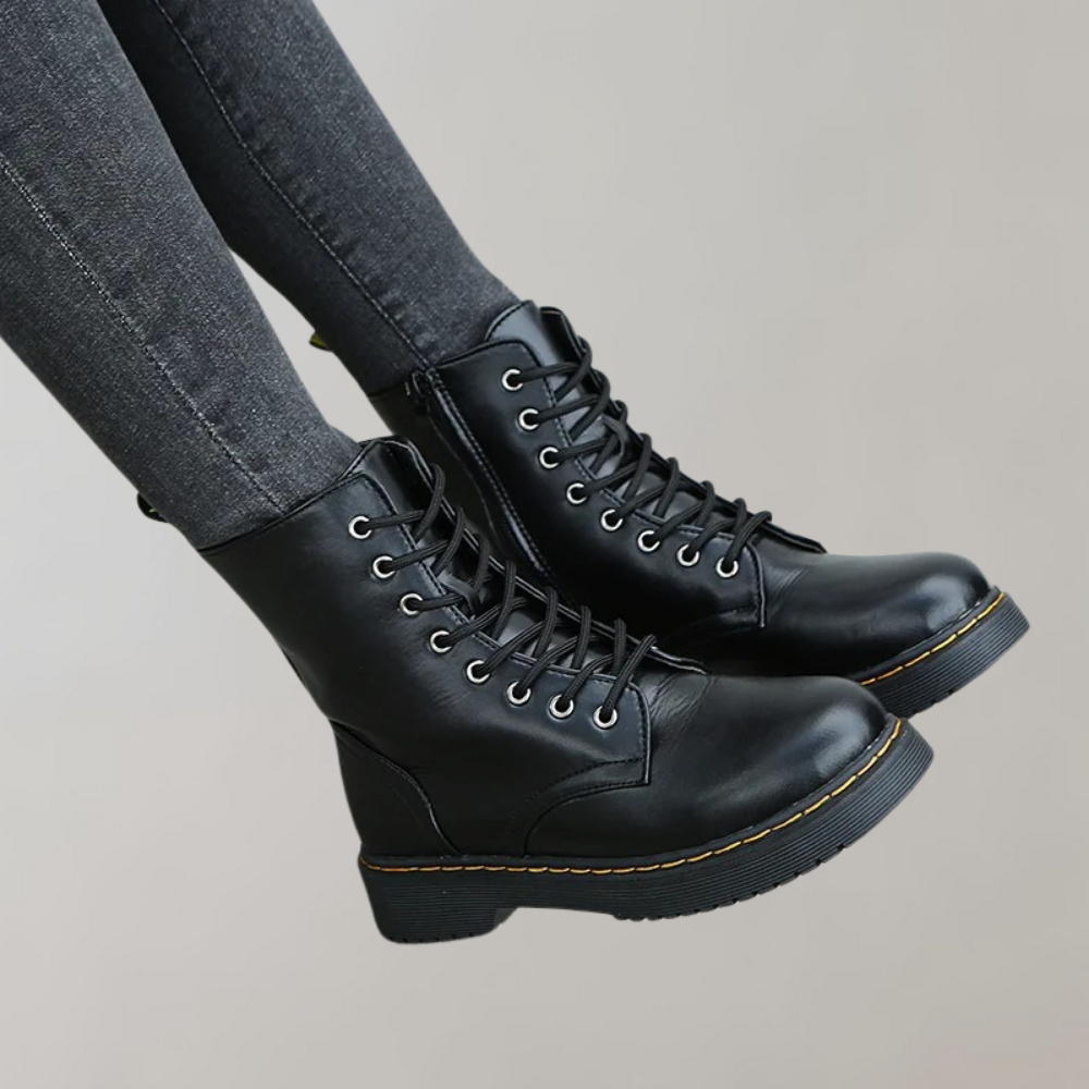 Stijlvolle Leren Boots voor Dames