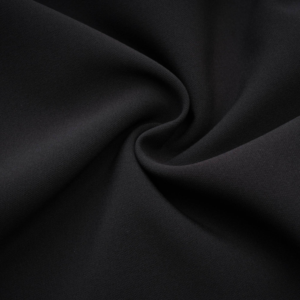 Deniece Black Off-The-Shoulder Mini Dress