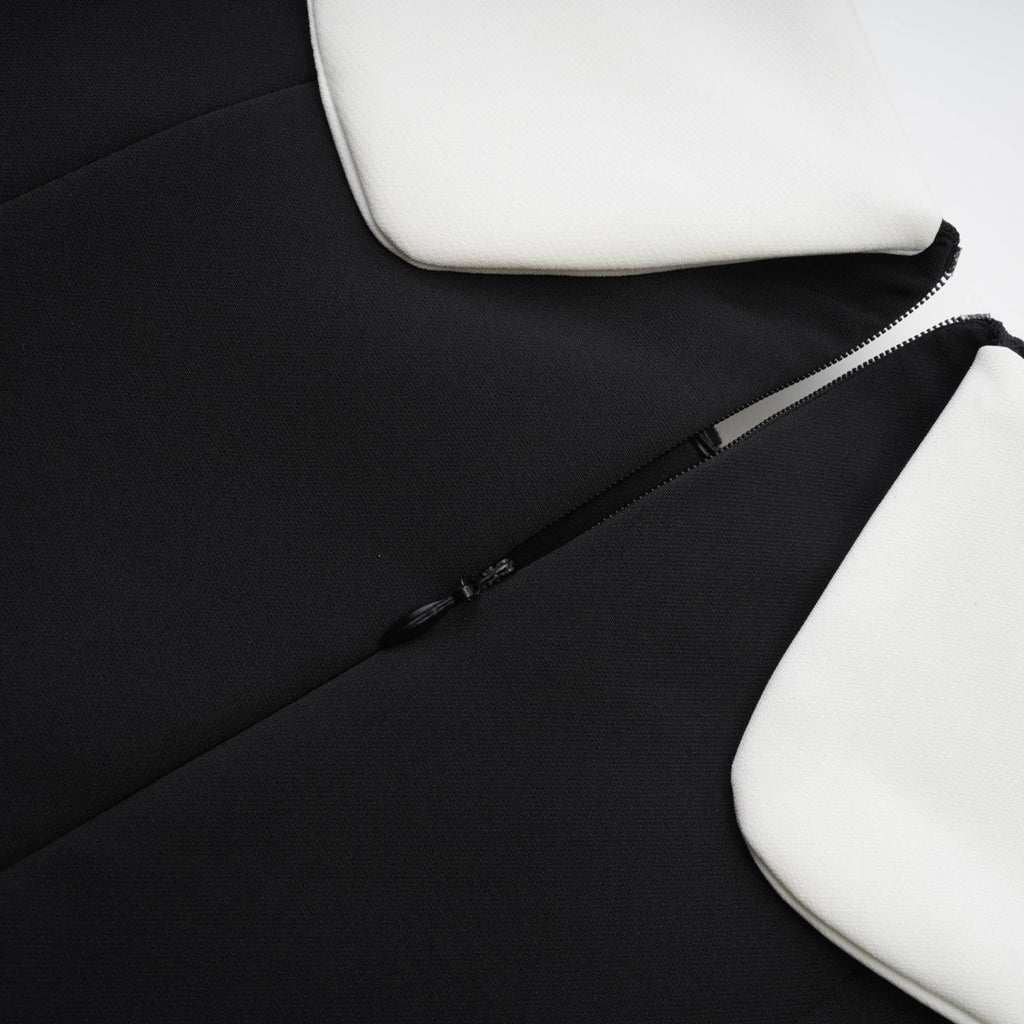 Deniece Black Off-The-Shoulder Mini Dress