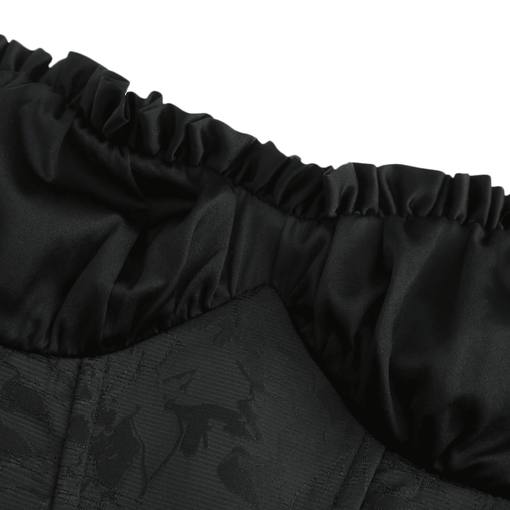 Airina spetsbroderad utsvängd miniklänning 