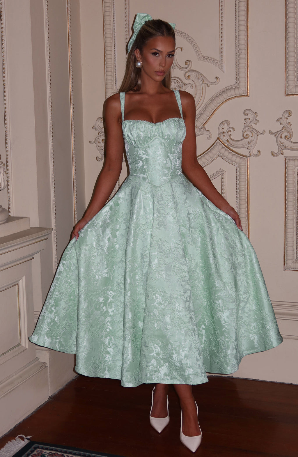 Amity Midiklänning - Mintgrön