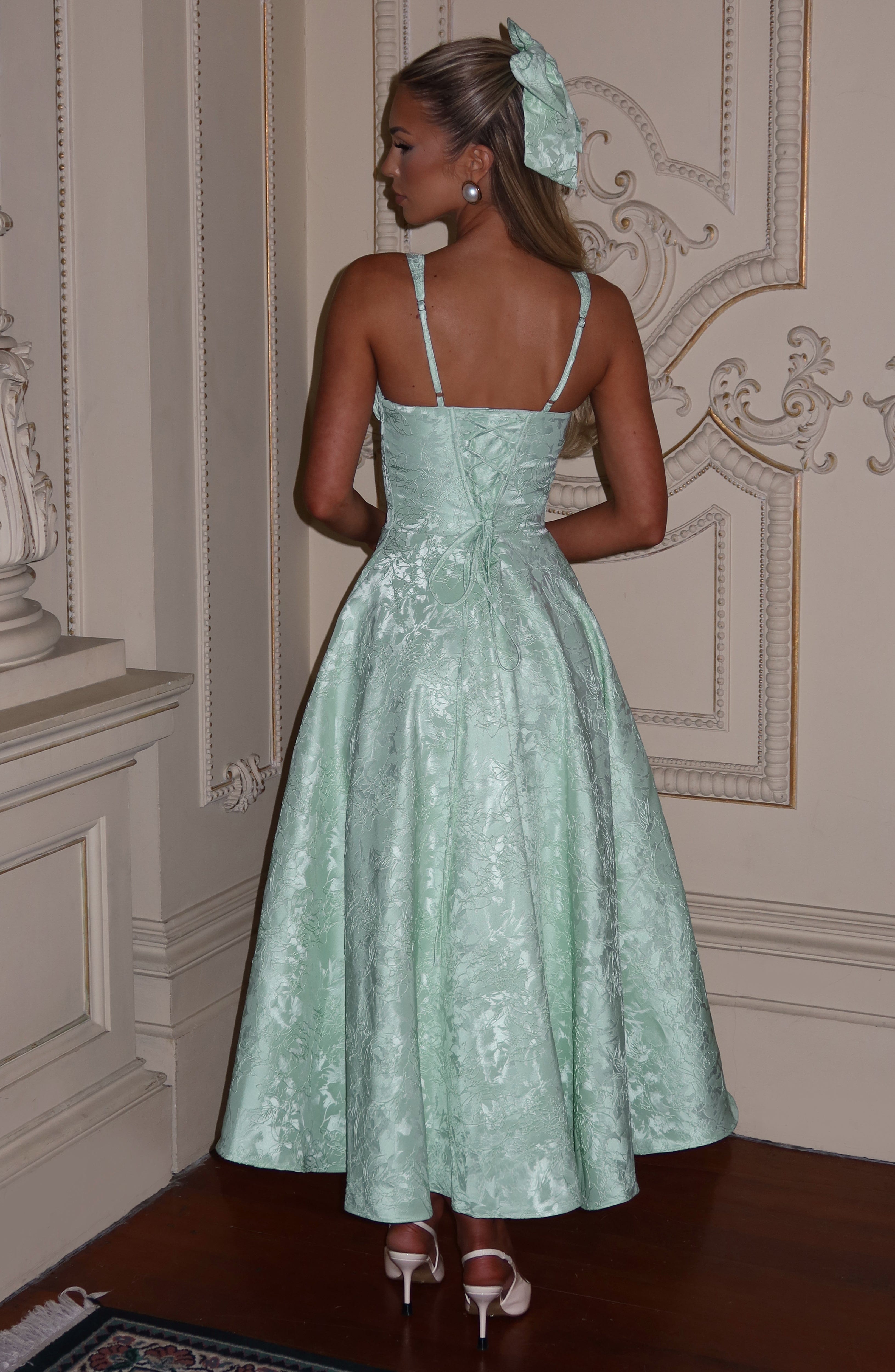 Amity Midiklänning - Mintgrön