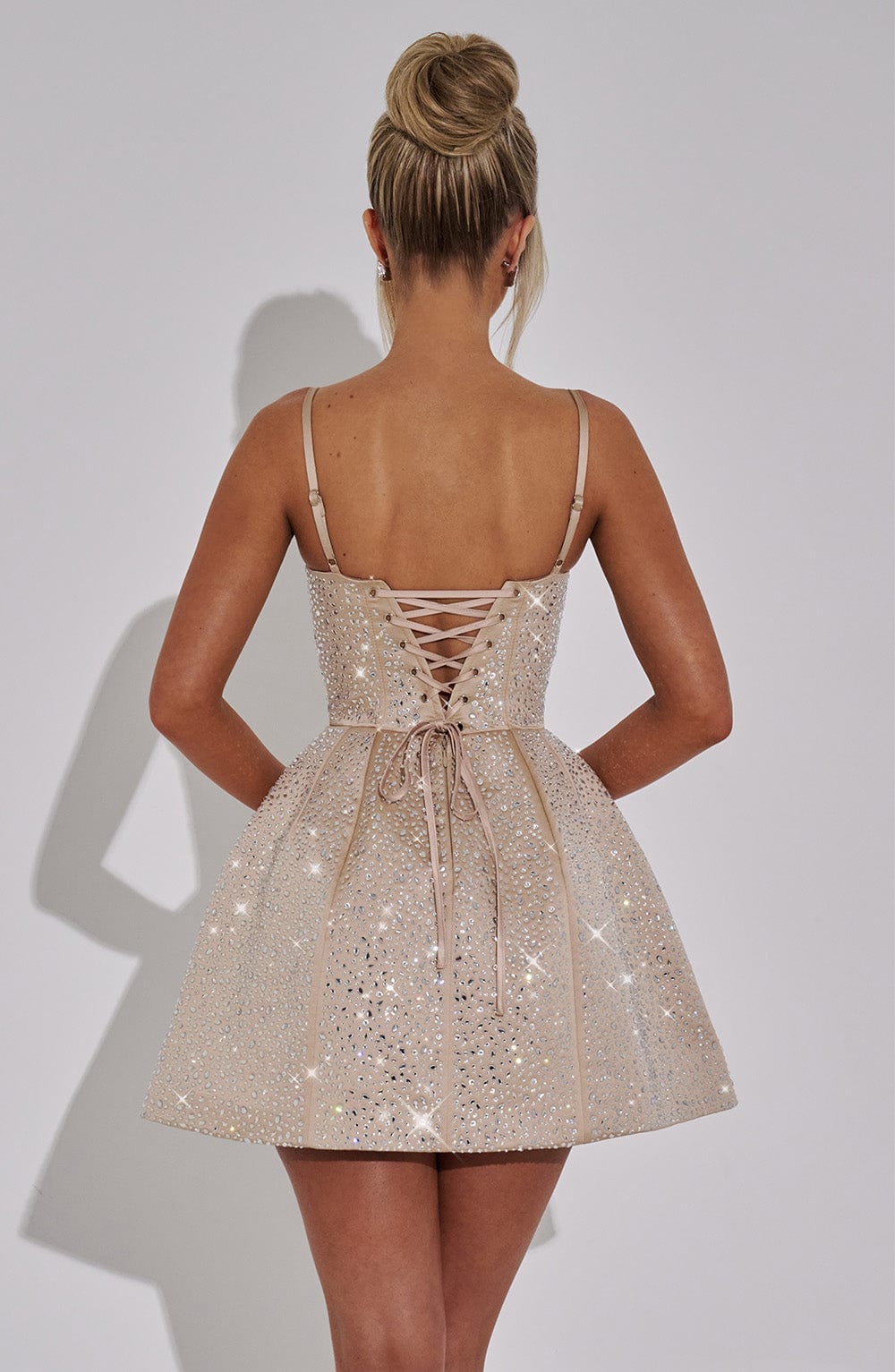 Angelique Miniklänning - Champagne