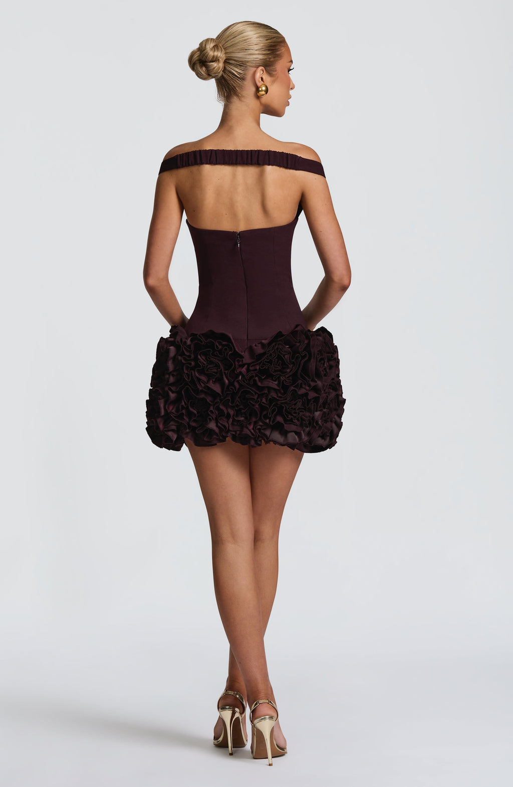 Aveta Mini Dress - Plum