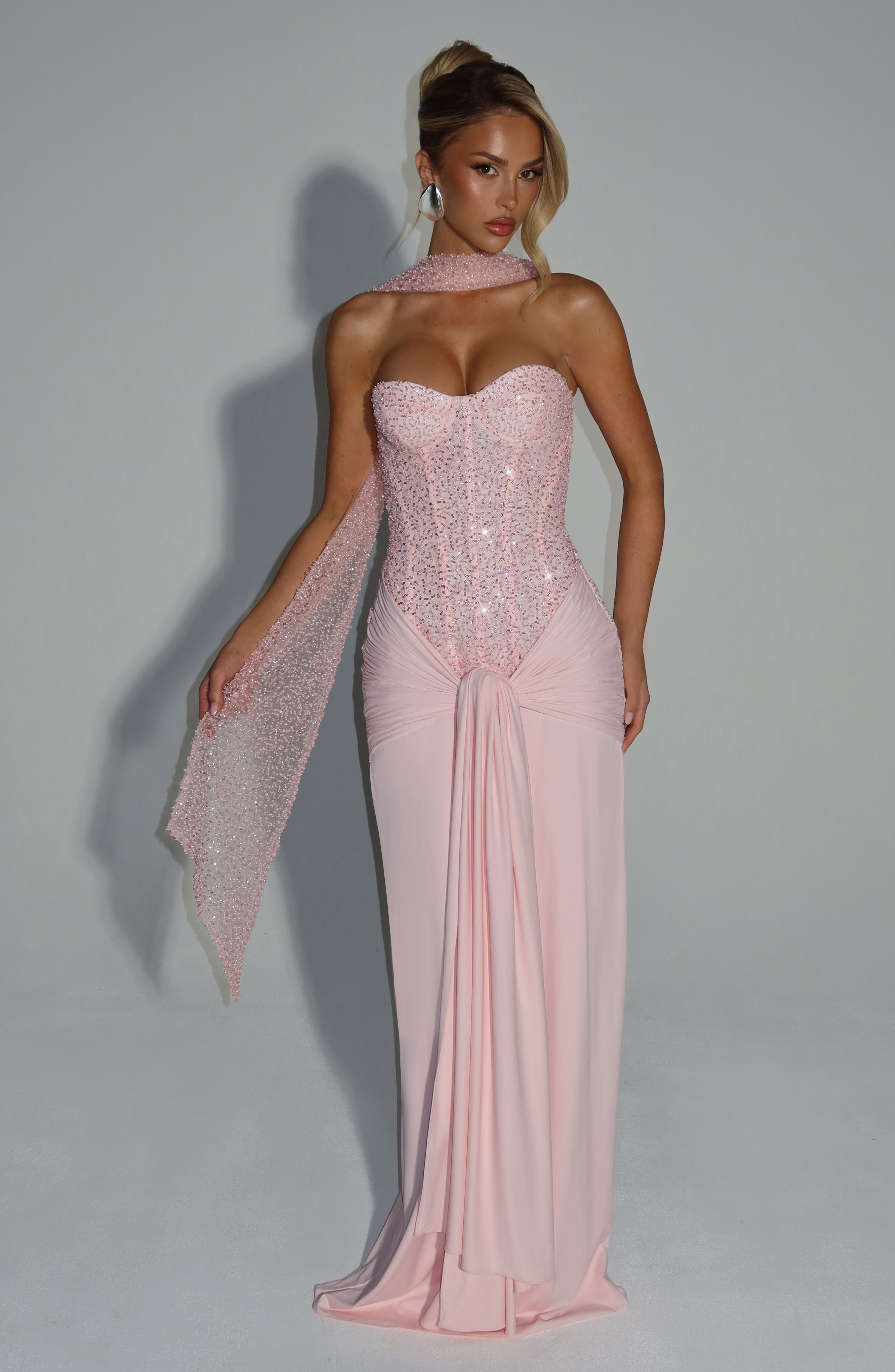 Carina Maxi Dress - Blush