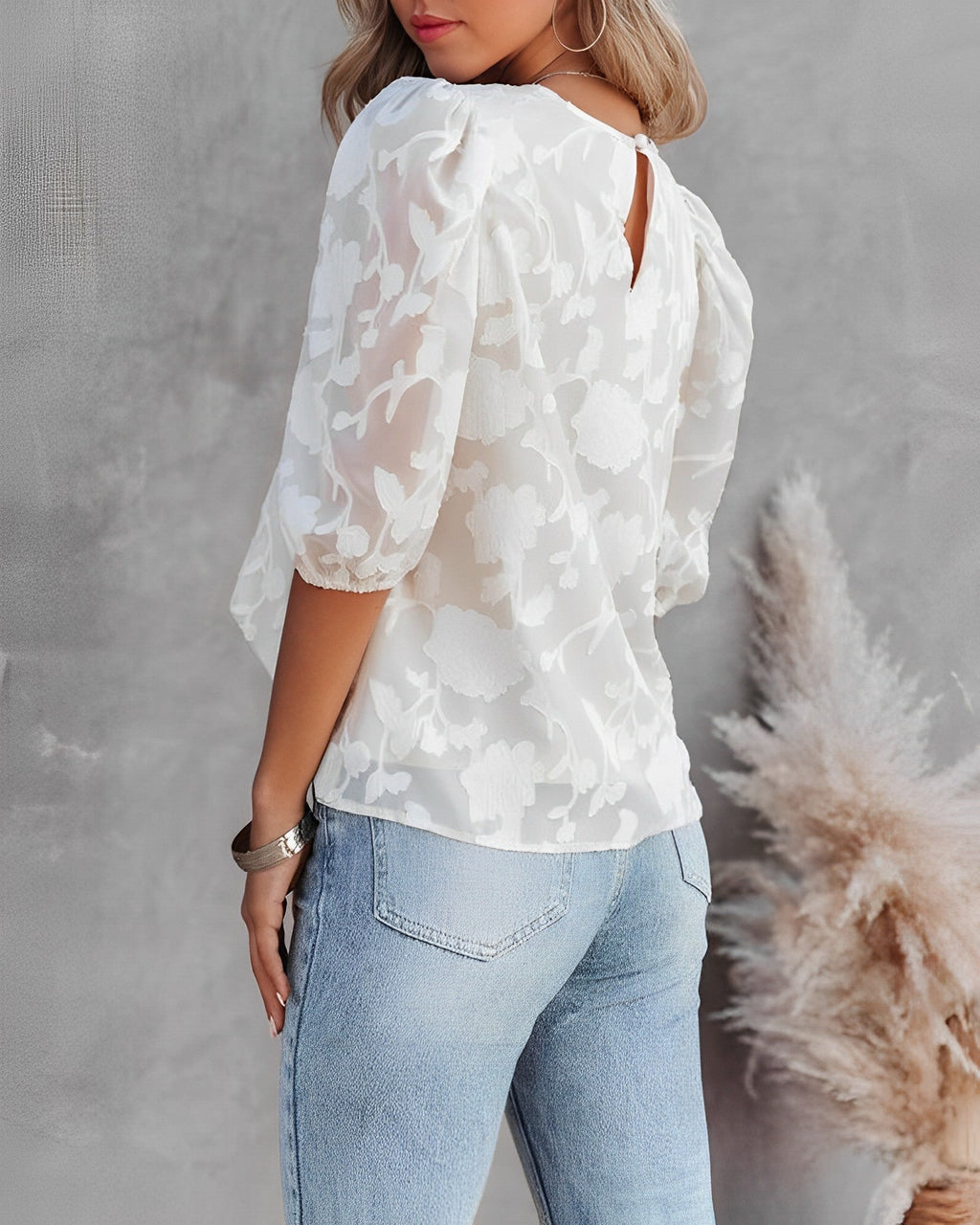 Lorea | Elegante Bloemenprint Blouse