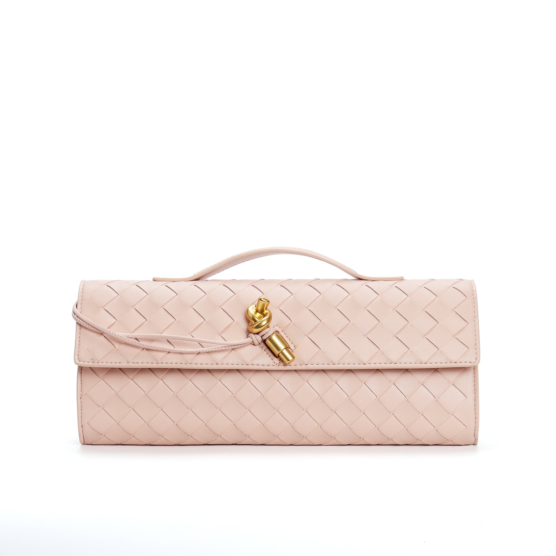Leora | Luxe Schoudertas - Woven Clutch