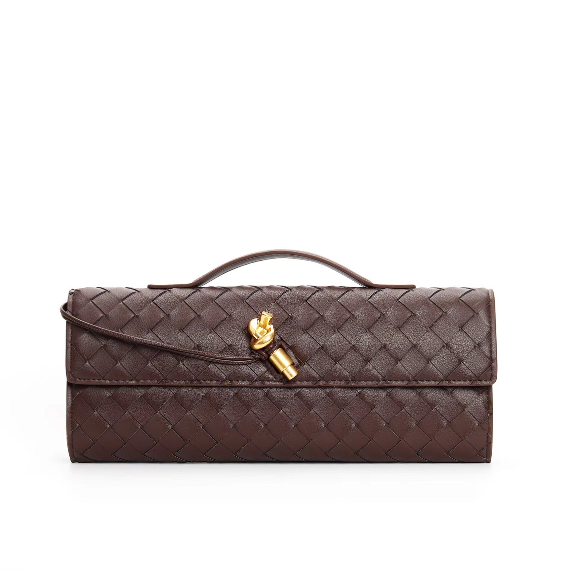 Leora | Luxe Schoudertas - Woven Clutch