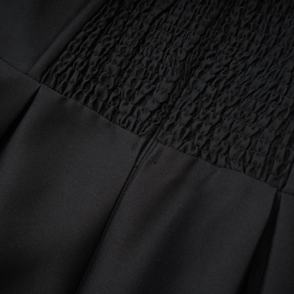 Felisara black bowknot midi dress