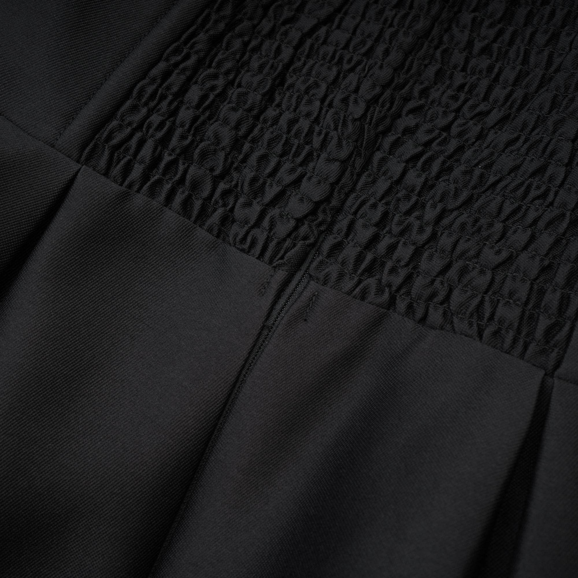 Felisara black bowknot midi dress