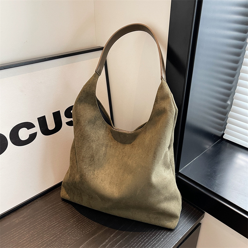 Luka | Vegan Leren Suède Schoudertas