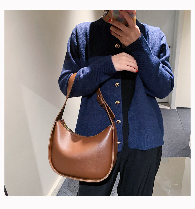 Puk | Minimalistische Schoudertas van Vegan Leer