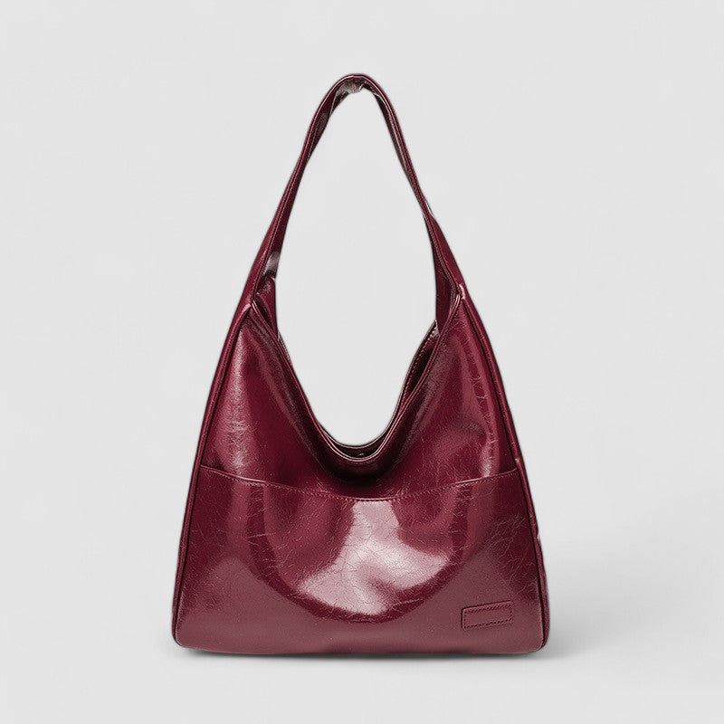 Nouri | Schoudertas van Hoogwaardig Vegan Leer en Gouden Details