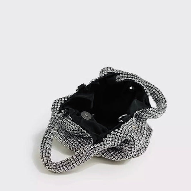Glamoureuze Mini Handtas met Strass Detail