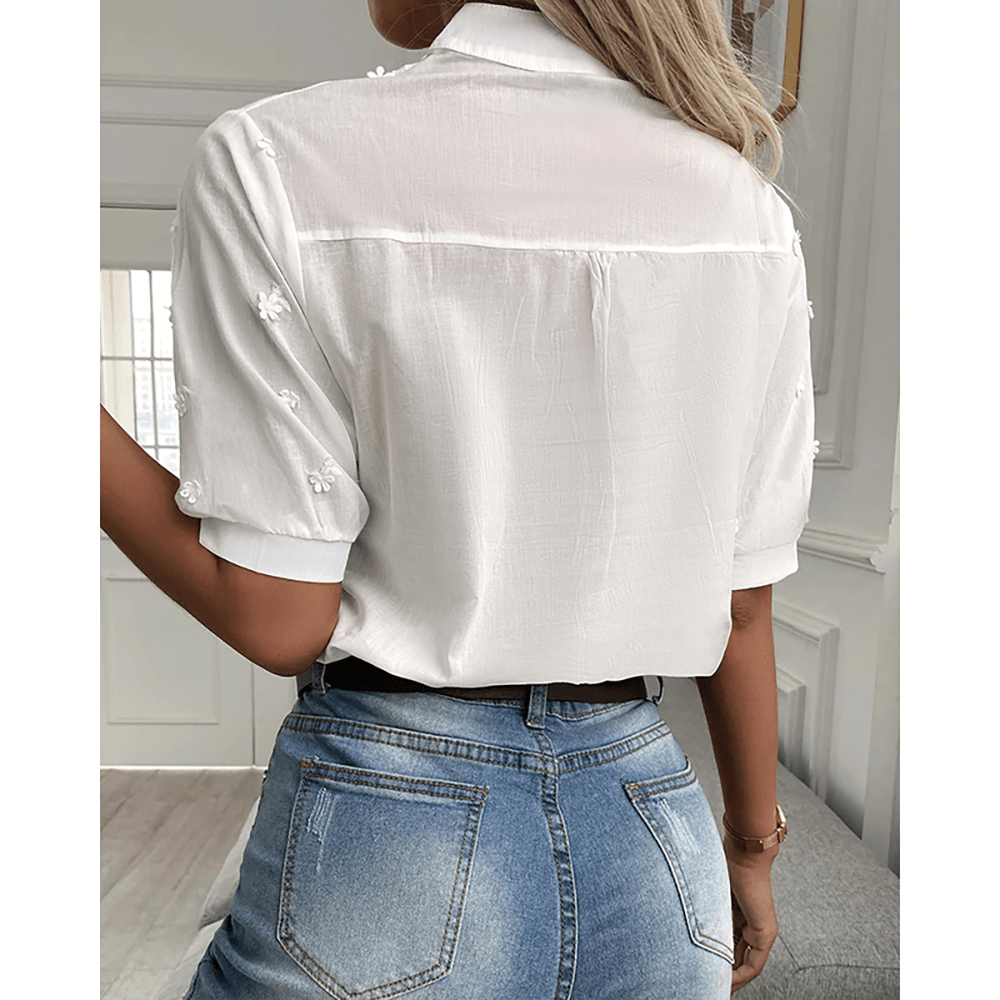 Filippa | Kanten V-hals Blouse