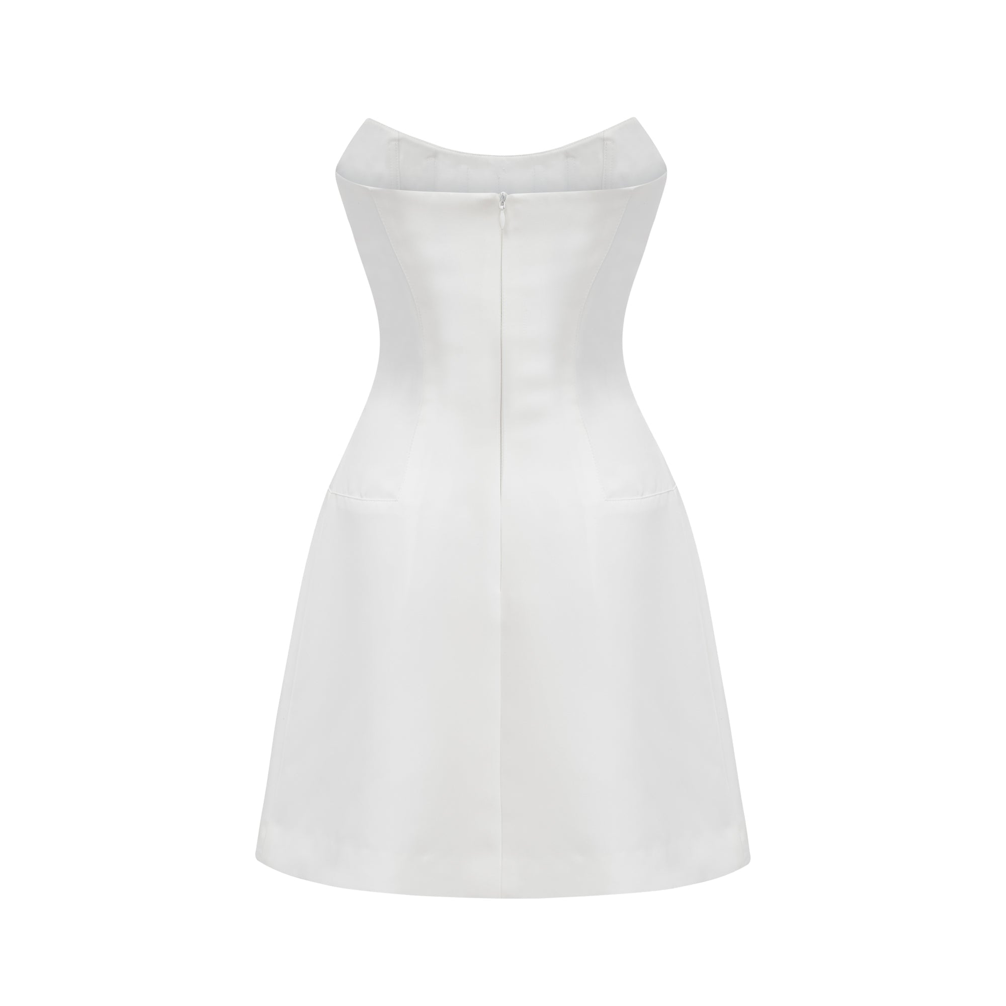 Melisande white embellished mini dress