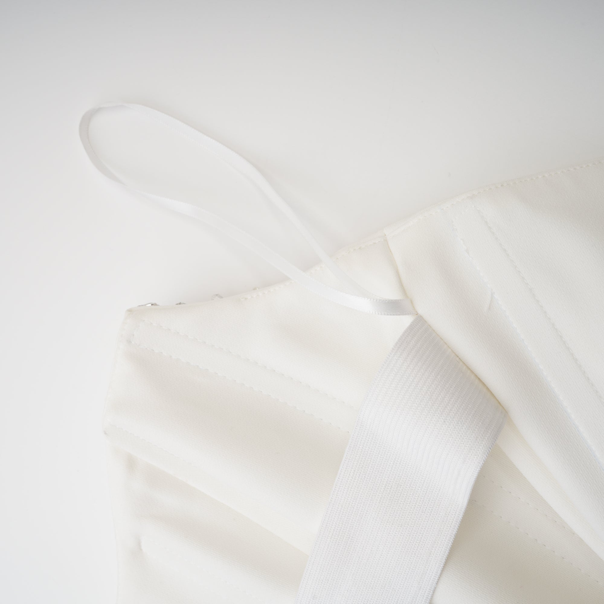 Melisande white embellished midi dress