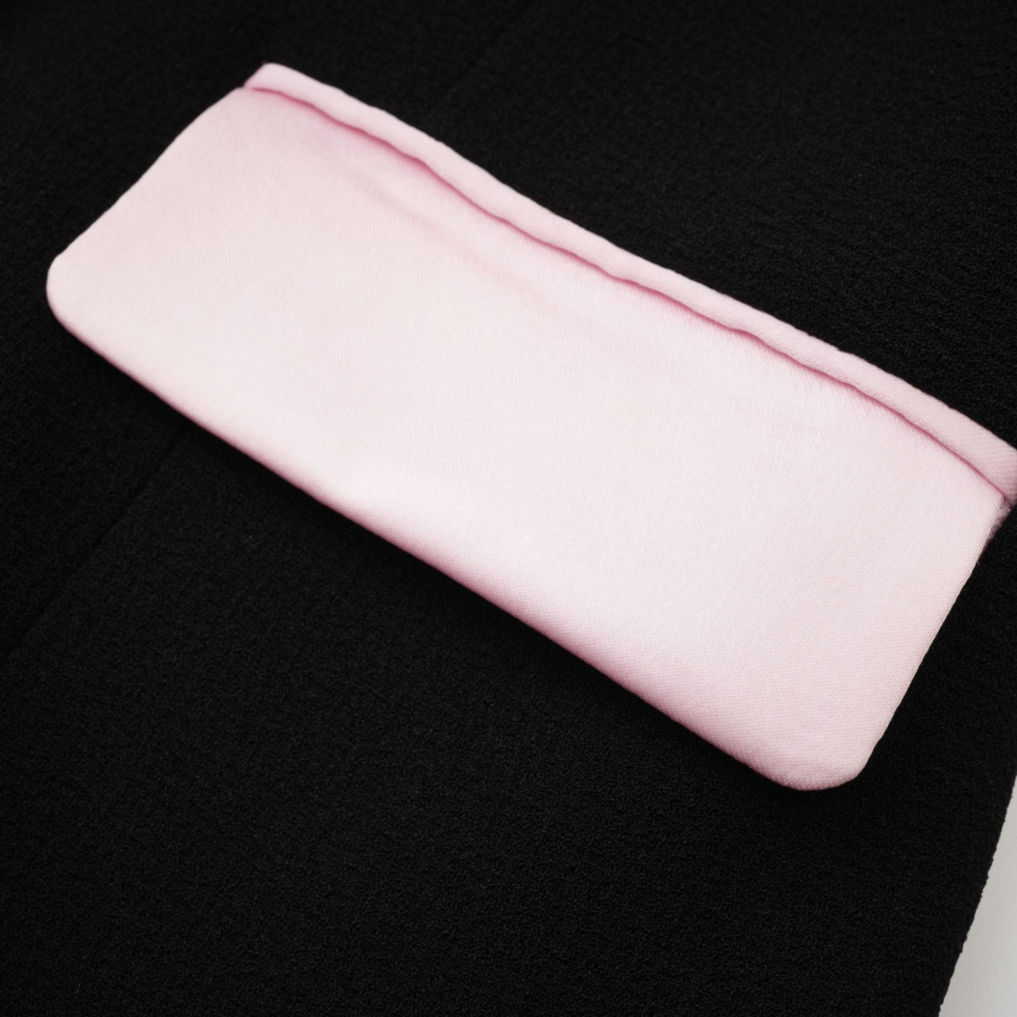 Uaine Black Two-Piece Jacket and Skirt Set