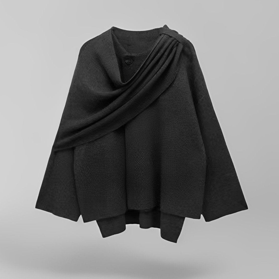 Roses | Luxe Cape Winterjas - Modieuze Warme Damesjas