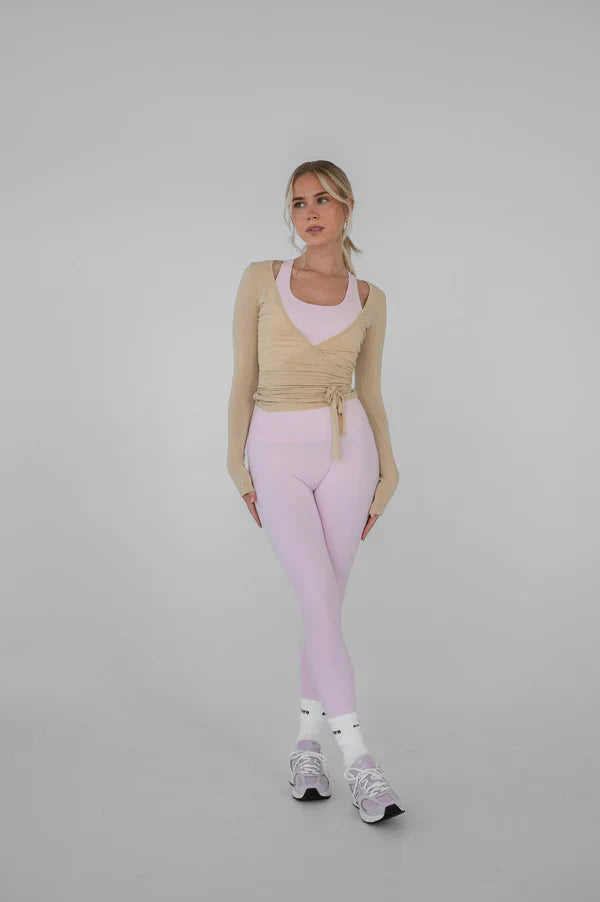 Loura | Lange Mouwen Yoga Wikkelblouse