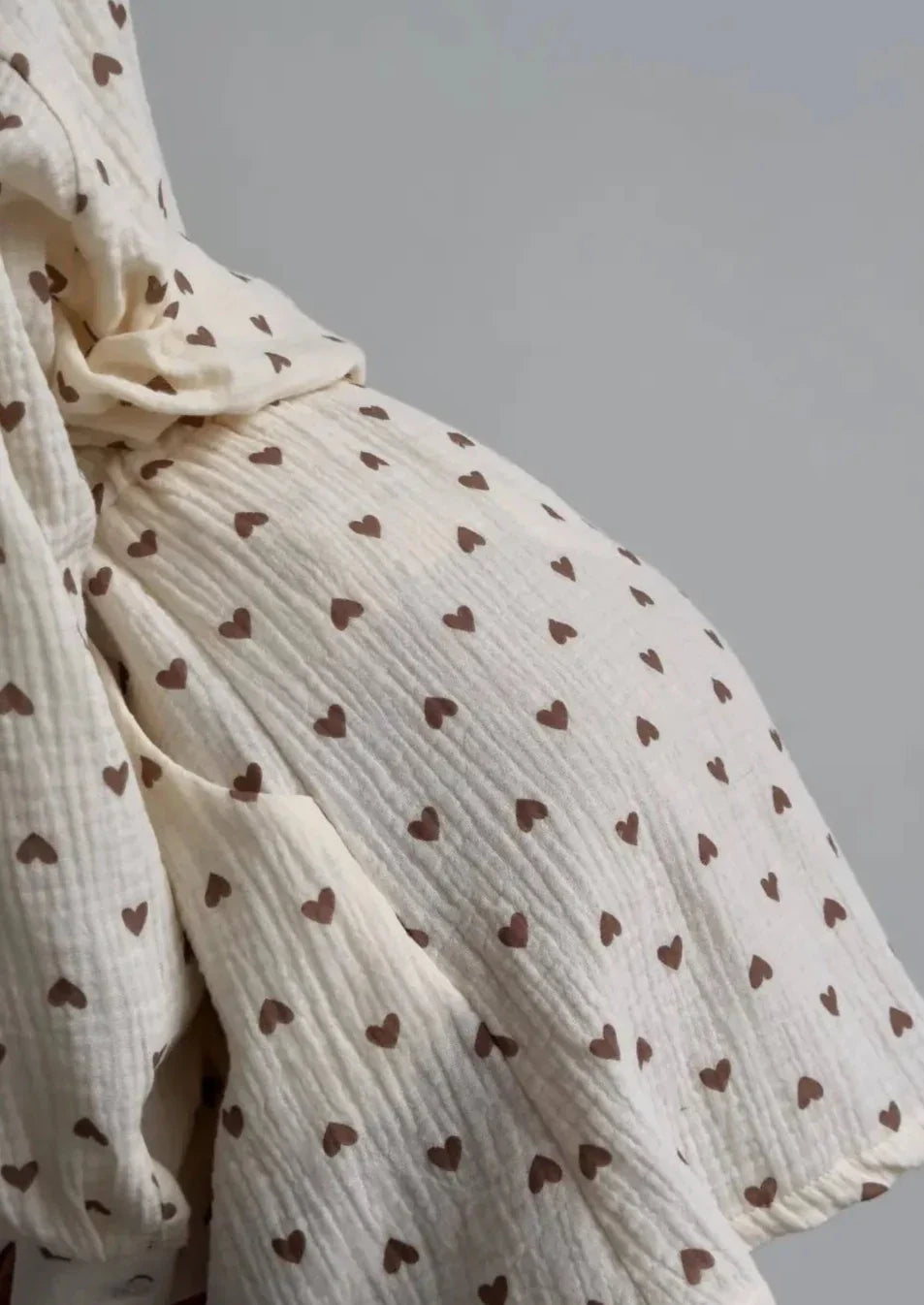 Musiala | Bomullsset med hjärtmönster – Damset i två delar