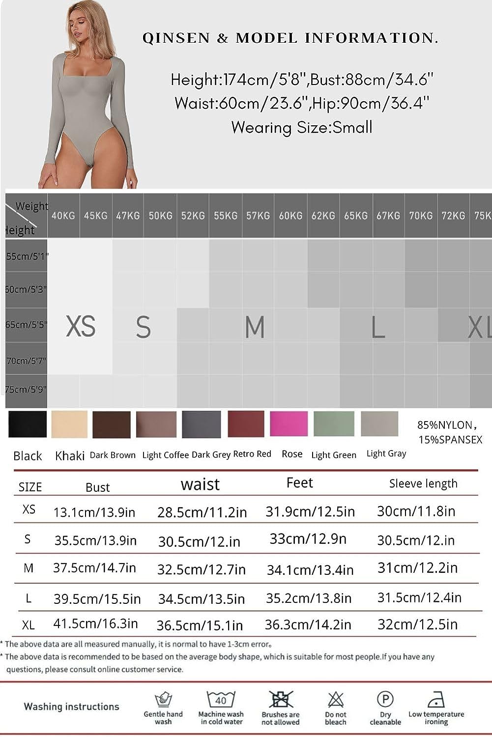 Naya | Longsleeve Body met Vierkante Hals