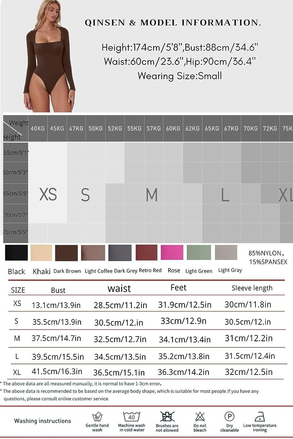 Naya | Longsleeve Body met Vierkante Hals