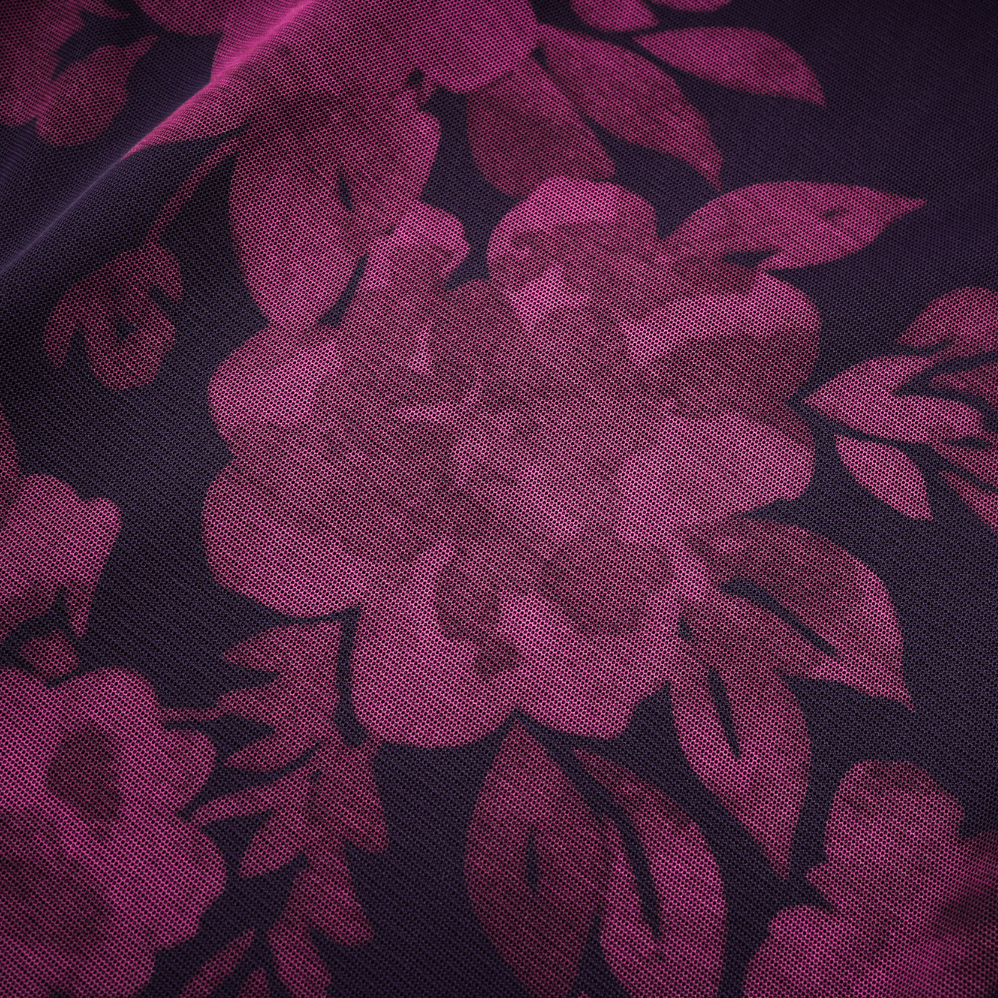 Róisín purple floral-print midi dress