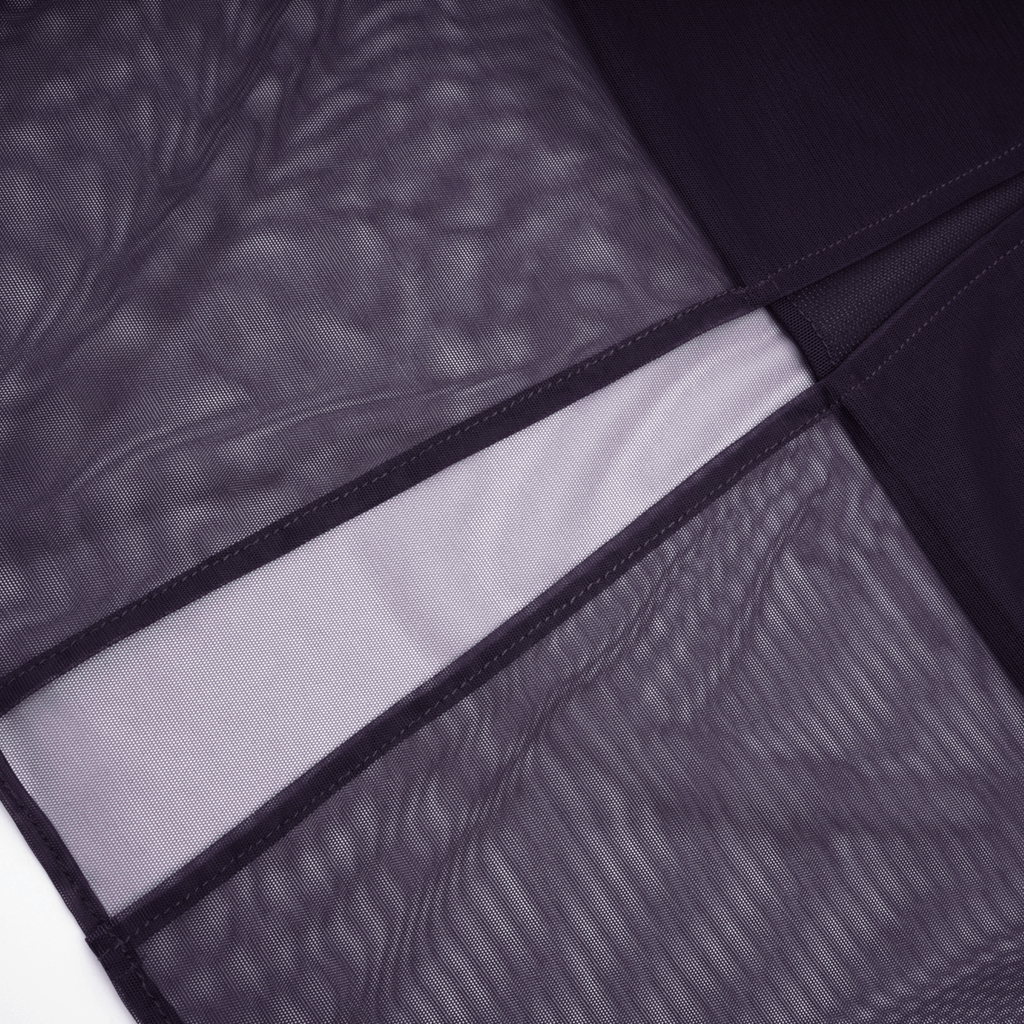 Róisín purple floral-print midi dress