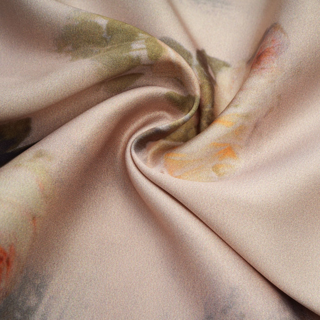 Sanne floral-print lace-trim midi dress