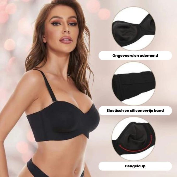 Eliana | Halkfri bandeau-bh med bygel